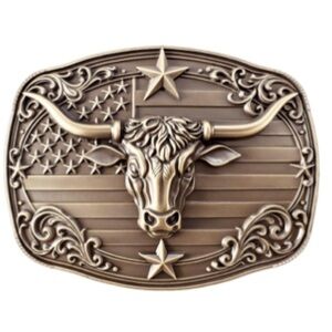 American flag belt buckle: A symbol of Texas independence Cooper color